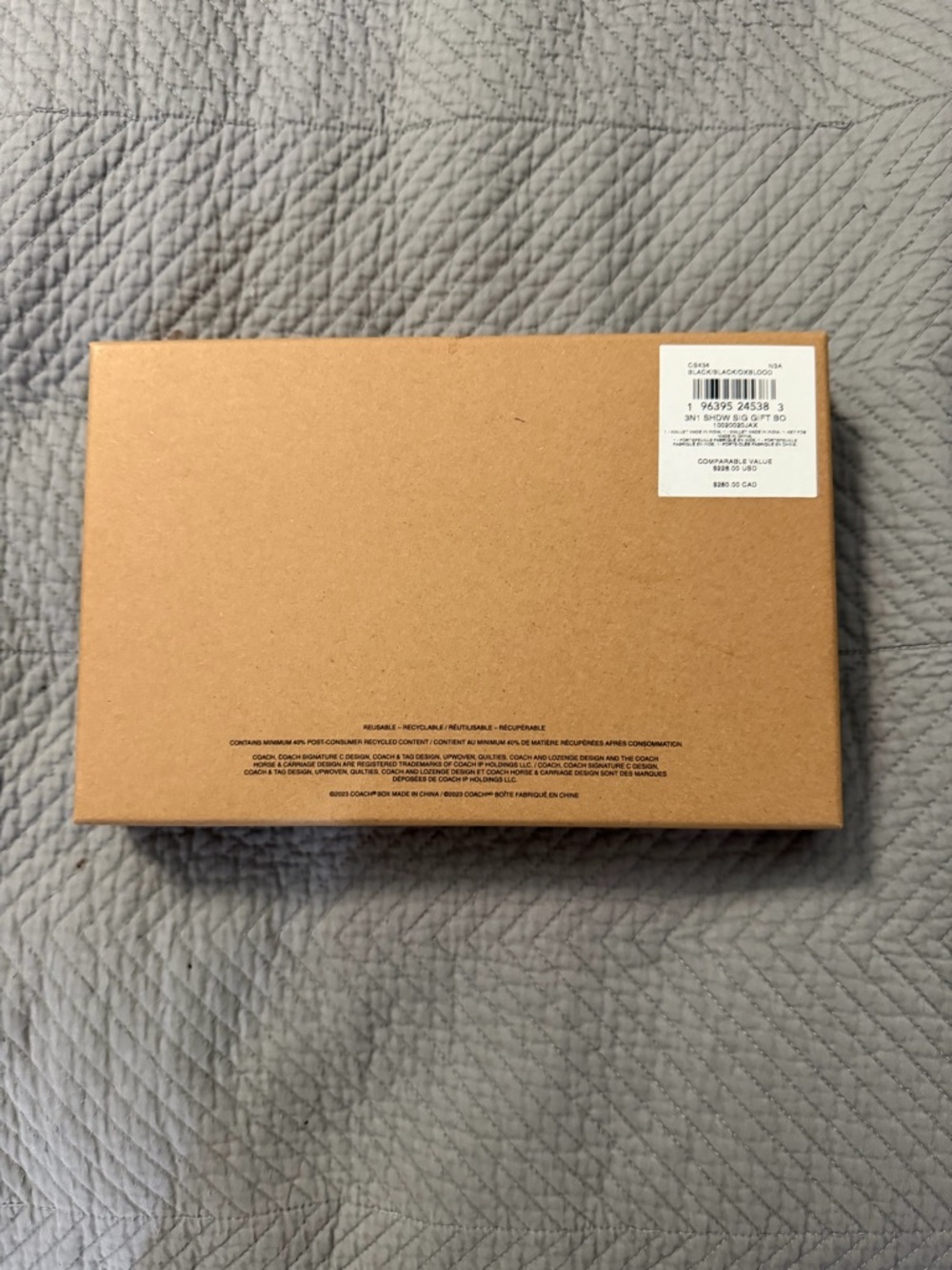 Coach men’s 3 n 1 wallet boxed gift set - Picture 2 of 7